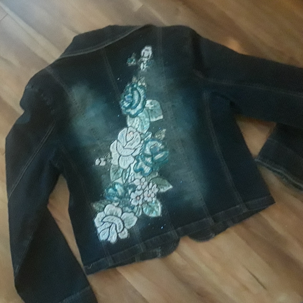 Gazoz Beaded Jean Jacket
